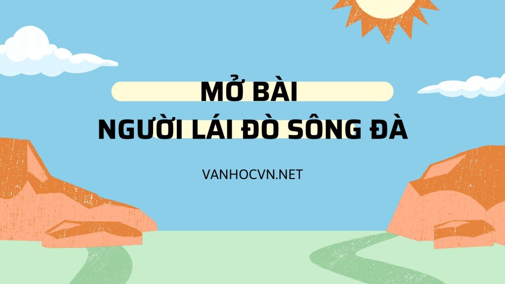 Mở bài Người lái đò Sông Đà - Ngữ văn lớp 12 hay nhất